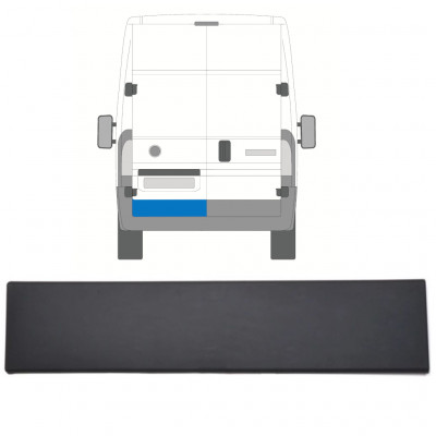 Moldura lateral da porta traseira para Fiat Ducato 2006- / Esquerdo 7325