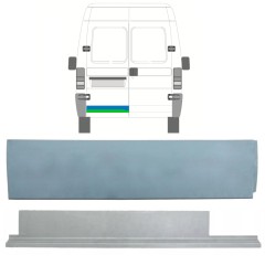Painel de reparação interna e externa baixa das portas traseiras para Citroen Jumper 1994-2006 / Esquerdo / Conjunto 14045
