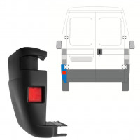 Canto do para-choque traseiro para Fiat Ducato 2002-2006 / Esquerdo 7714