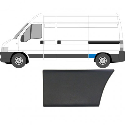 Moldura lateral traseira para Fiat Ducato Boxer Relay 2002-2006 / Esquerdo 5142