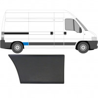 Moldura lateral traseira para Citroen Jumper 2002-2006 / Direito 13400