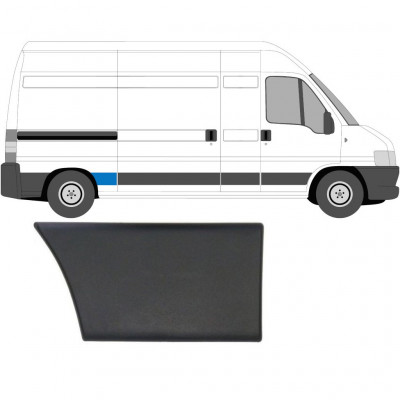 Moldura lateral traseira para Fiat Ducato Boxer Relay 2002-2006 / Direito 5145