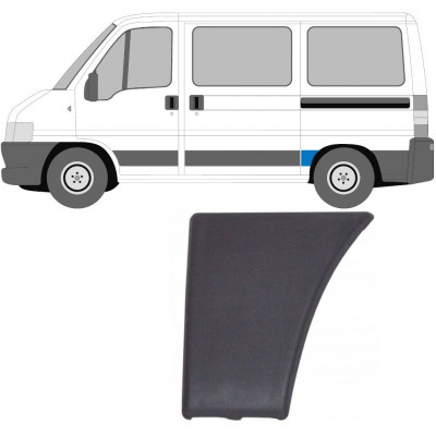 Moldura lateral traseira para Fiat Ducato Boxer Relay 2002- / SWB / Esquerdo 5161