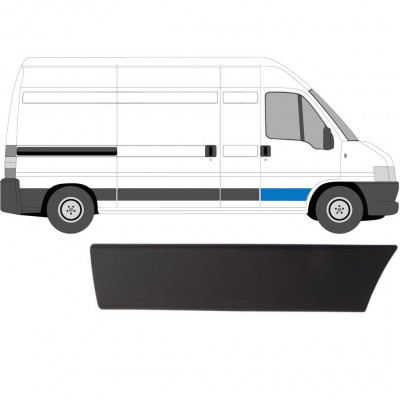 Moldura da porta dianteira para Fiat Ducato Boxer Relay 2002-2006 / Direito 5124