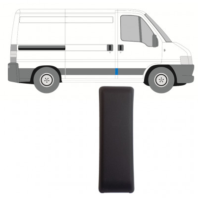 Moldura lateral dianteira para Fiat Ducato Boxer Relay 2002- / SWB / Esquerda = Direita (simétrico) 8317