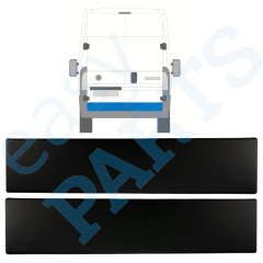 Moldura lateral da porta traseira para Peugeot Boxer 2018- / Esquerda+Direita / Conjunto 13223