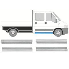 Painel de reparação da soleira dianteira e traseira para Citroen Jumper 1994-2006 / Esquerda+Direita / Conjunto 14447