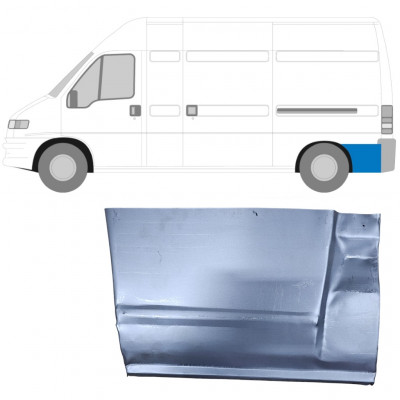 Painel de reparação da parte traseira do guarda-lamas traseiro para Fiat Ducato Boxer Relay 1994-2006 / Esquerdo 6484