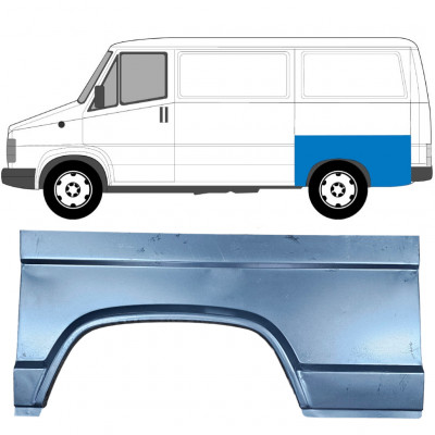 Painel de reparação do guarda-lamas traseiro para Fiat Ducato / C25 / J5 1981-1994 / Esquerdo 6516