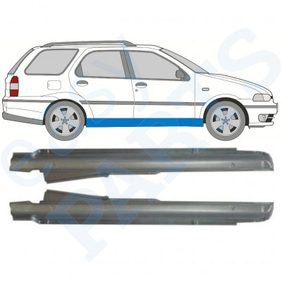 Soleira completa para Fiat Palio Weekend 1997-2001 / Esquerda+Direita / Conjunto 9940