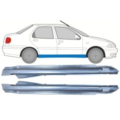 Soleira completa para Fiat Siena 1997-2001 / Esquerda+Direita / Conjunto 10073