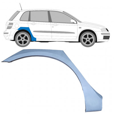 Painel de reparação do guarda-lamas traseiro para Fiat Stilo 2001-2010 / Direito 8993