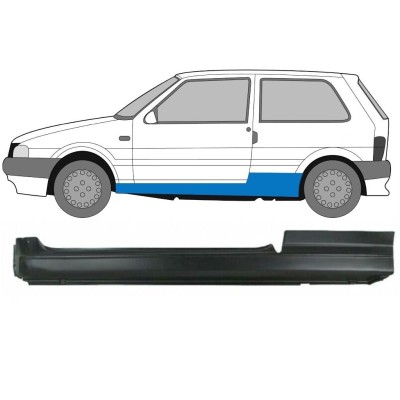 Soleira completa para Fiat Uno 1983-2002 / Esquerdo 16012