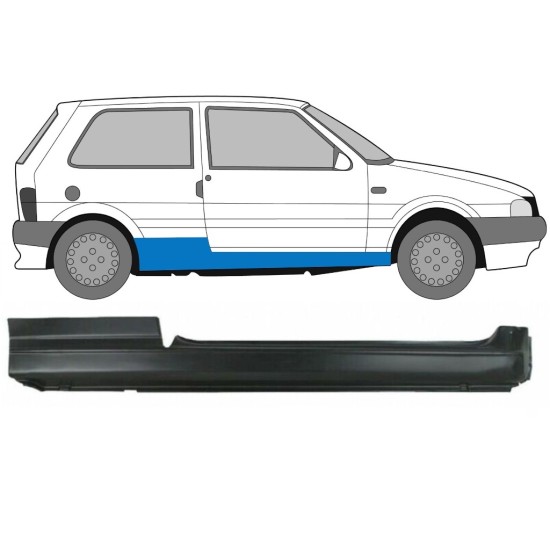 Soleira completa para Fiat Uno 1983-2002 / Direito 16011