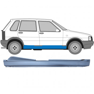 Painel de reparação da soleira para Fiat Uno 1983-2002 / Direito 7186