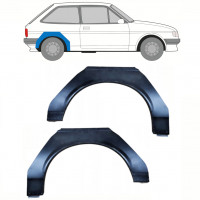 Painel de reparação do guarda-lamas traseiro para Ford Fiesta 1983-1989 / Esquerda+Direita / Conjunto 10373