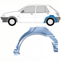 Painel de reparação do guarda-lamas traseiro para Ford Fiesta 1989-1995 / Esquerdo 8748