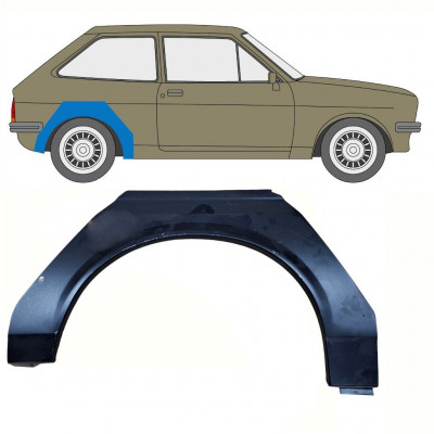 Painel de reparação do guarda-lamas traseiro para Ford Fiesta 1976-1983 / Direito 10733