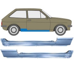 Soleira completa para Ford Fiesta 1976-1983 / Esquerda+Direita / Conjunto 12034