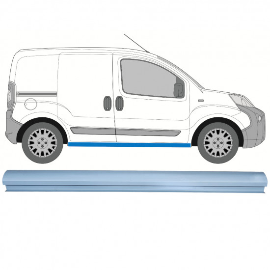 Painel de reparação da soleira para Fiat Fiorino 2007- / Esquerda = Direita (simétrico) 11920