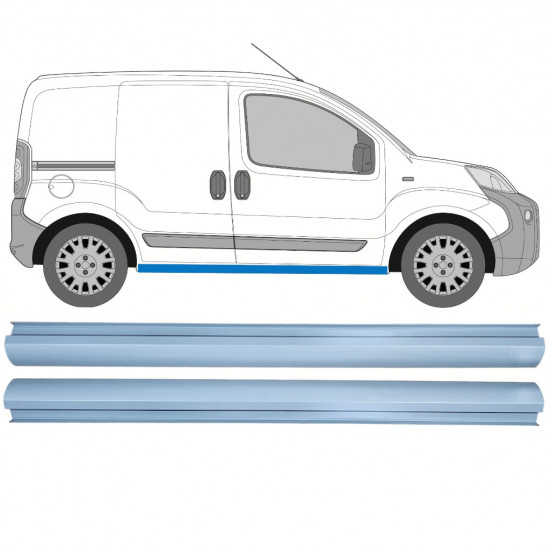 Painel de reparação da soleira para Fiat Fiorino 2007- / Conjunto 11921