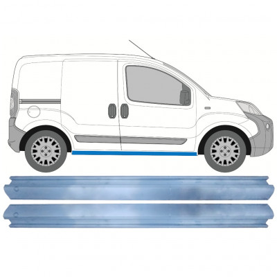 Painel de reparação da soleira para Fiat Fiorino 2007- / Esquerda+Direita / Conjunto 10488