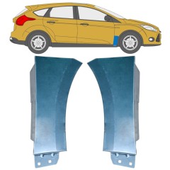Painel de reparação do guarda-lamas dianteiro para Ford Focus 2010-2018 / Esquerdo / Direito / Esquerda+Direita / Conjunto 12874