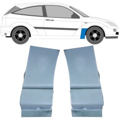 Painel de reparação do guarda-lamas dianteiro para Ford Focus 1998-2004 / Esquerda+Direita / Conjunto 9615