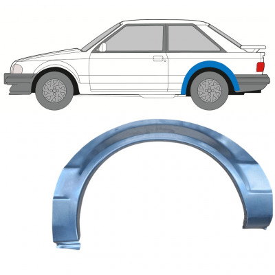 Painel de reparação do guarda-lamas traseiro para Ford Escort 1980-1986 / Esquerdo 7817