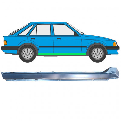 Soleira completa para Ford Escort 1980-1986 / Direito 7818