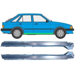 Soleira completa para Ford Escort 1980-1986 / Esquerda+Direita / Conjunto 9983