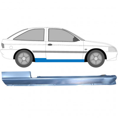Soleira completa para Ford Escort 1995-2000 / Direito 6614