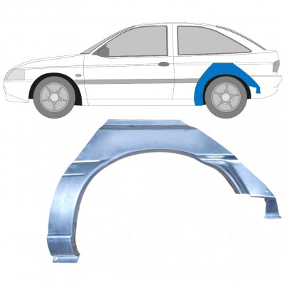 Painel de reparação do guarda-lamas traseiro para Ford Escort 1995-2000 / Esquerdo 7815