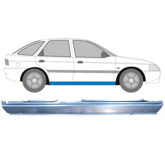 Soleira completa para Ford Escort 1995-2000 / Direito 8988