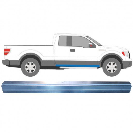 Painel de reparação da soleira para Ford F-150 2008-2014 / Esquerda = Direita (simétrico) 6532