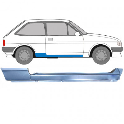 Soleira completa para Ford Fiesta 1983-1989 / Direito 7344