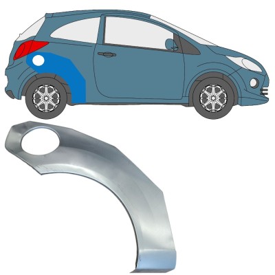 Painel de reparação do guarda-lamas traseiro para Ford Ka 2008-2016 / Direito 15063