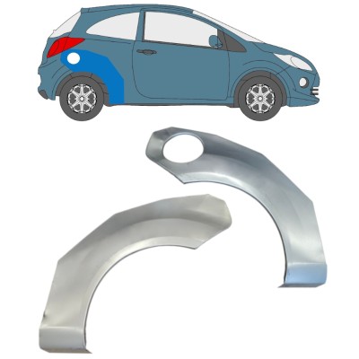 Painel de reparação do guarda-lamas traseiro para Ford Ka 2008-2016 / Esquerda+Direita / Conjunto 15065