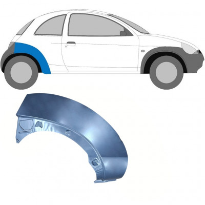 Painel de reparação do guarda-lamas traseiro para Ford KA 1996-2008 / Direito 6604