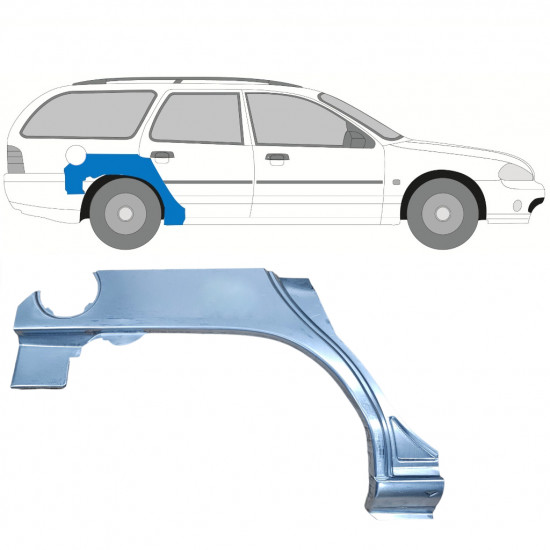 Painel de reparação do guarda-lamas traseiro para Ford Mondeo 1993-2000 / Direito / COMBI 8049