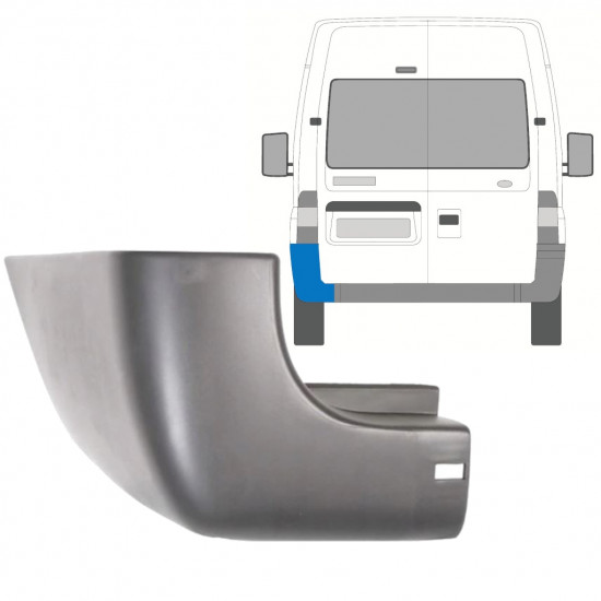 Canto do para-choque traseiro para Ford Transit 2006-2013 / Esquerdo 8935