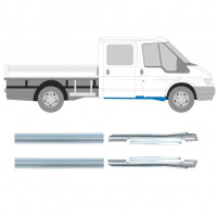 Painel de reparação da soleira para Ford Transit 2000-2013 / Esquerda+Direita / Cabine dupla / Conjunto 9698