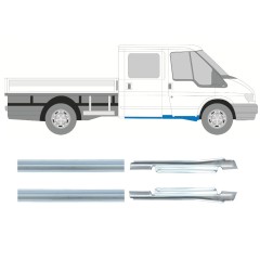 Painel de reparação da soleira para Ford Transit 2000-2013 / Esquerda+Direita / Conjunto 9698