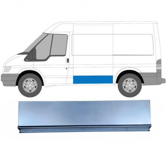 Painel de reparação lateral externa para Ford Transit 2000- / SWB / Esquerda = Direita (simétrico) 5334