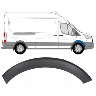 Moldura lateral do guarda-lamas dianteiro para Ford Transit 2014- / Direito 8235