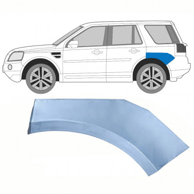 Painel de reparação da parte superior do guarda-lamas traseiro para Land Rover Freelander 2006-2015 / Esquerdo 8962