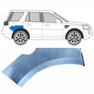 Painel de reparação da parte superior do guarda-lamas traseiro para Land Rover Freelander 2006-2015 / Direito 8961