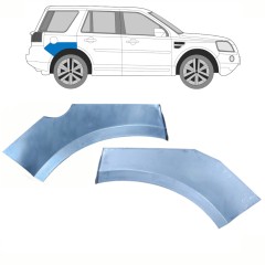 Painel de reparação do guarda-lamas traseiro para Land Rover Freelander 2006-2016 / Esquerda+Direita / Conjunto 10658