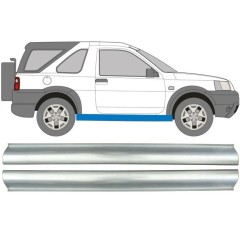 Painel de reparação da soleira para Land Rover Freelander 1997-2006 / Esquerda+Direita / Conjunto 11330