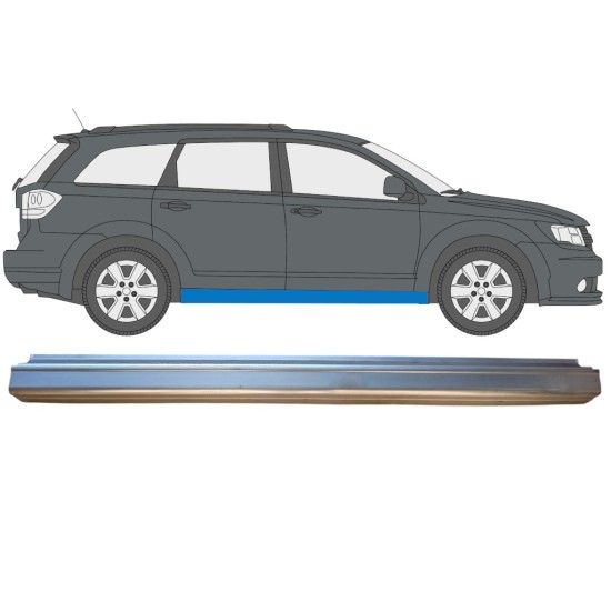 Painel de reparação da soleira para Fiat Freemont 2011-2015 / Esquerda = Direita (simétrico) 15005